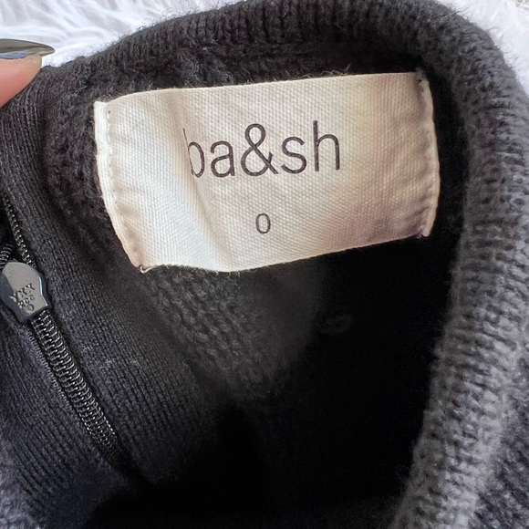 Ba&sh | Black Astana Metal Button Chunky Knit Sweater - Picture 4 of 8